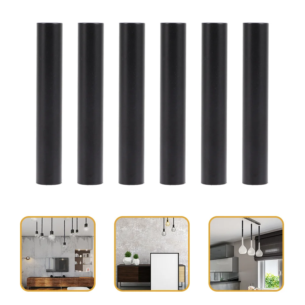 

6Pcs Lighting Parts Iron Flanging Sleeve Replacement Chandelier Lamp Base Sleeve Cover Accessories Crystal Chandelier Parts