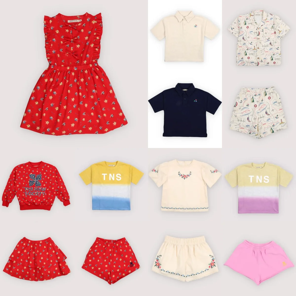 TNS Baby Bodysuits 2026 New Summer Girls Infant Toddler Cute Print Jumpsuits Clothing