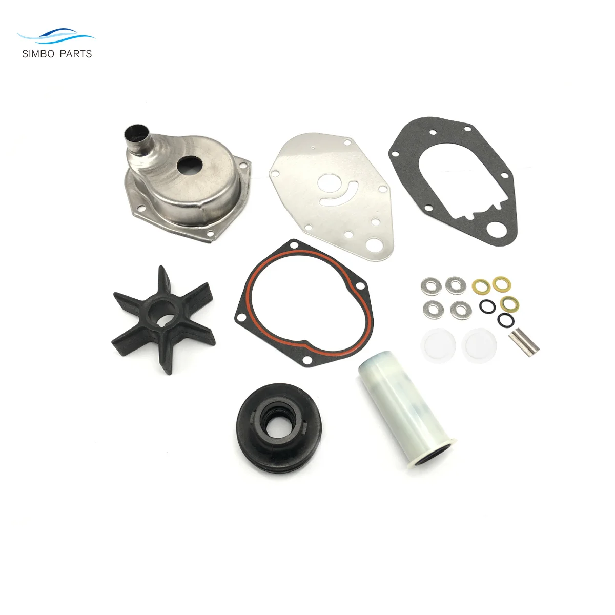 

47-812966A10 Water Pump Impeller Kit For Mercury 40 50 60 HP Outboard Motor 47-812966A11 47-812966A12 47-14334A3 47-14334A2