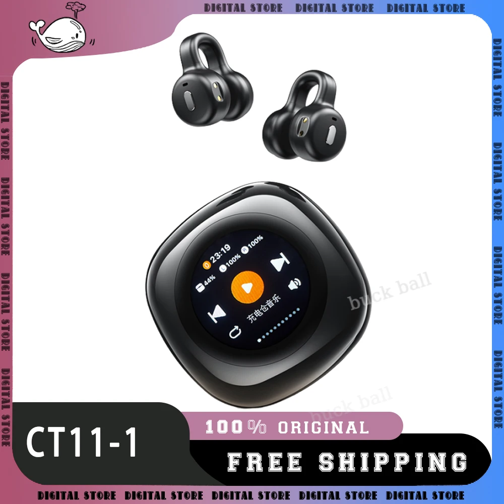 

Беспроводные Bluetooth-наушники Newsmy Ct11-1 с шумоподавлением и зажимом для ушей