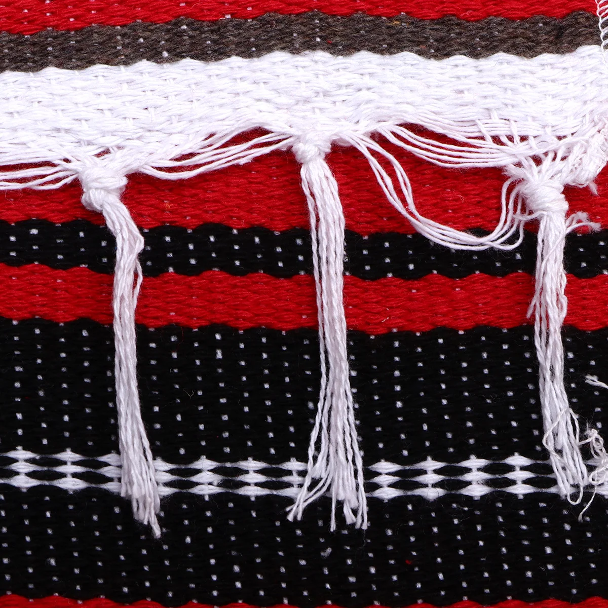 

Jacquard Shawl Pad 130X180Cm Thick Mexican Blanket For Bedroom Sofa Car Home Decor Woven Polyester Cotton Blend Yoga Mat