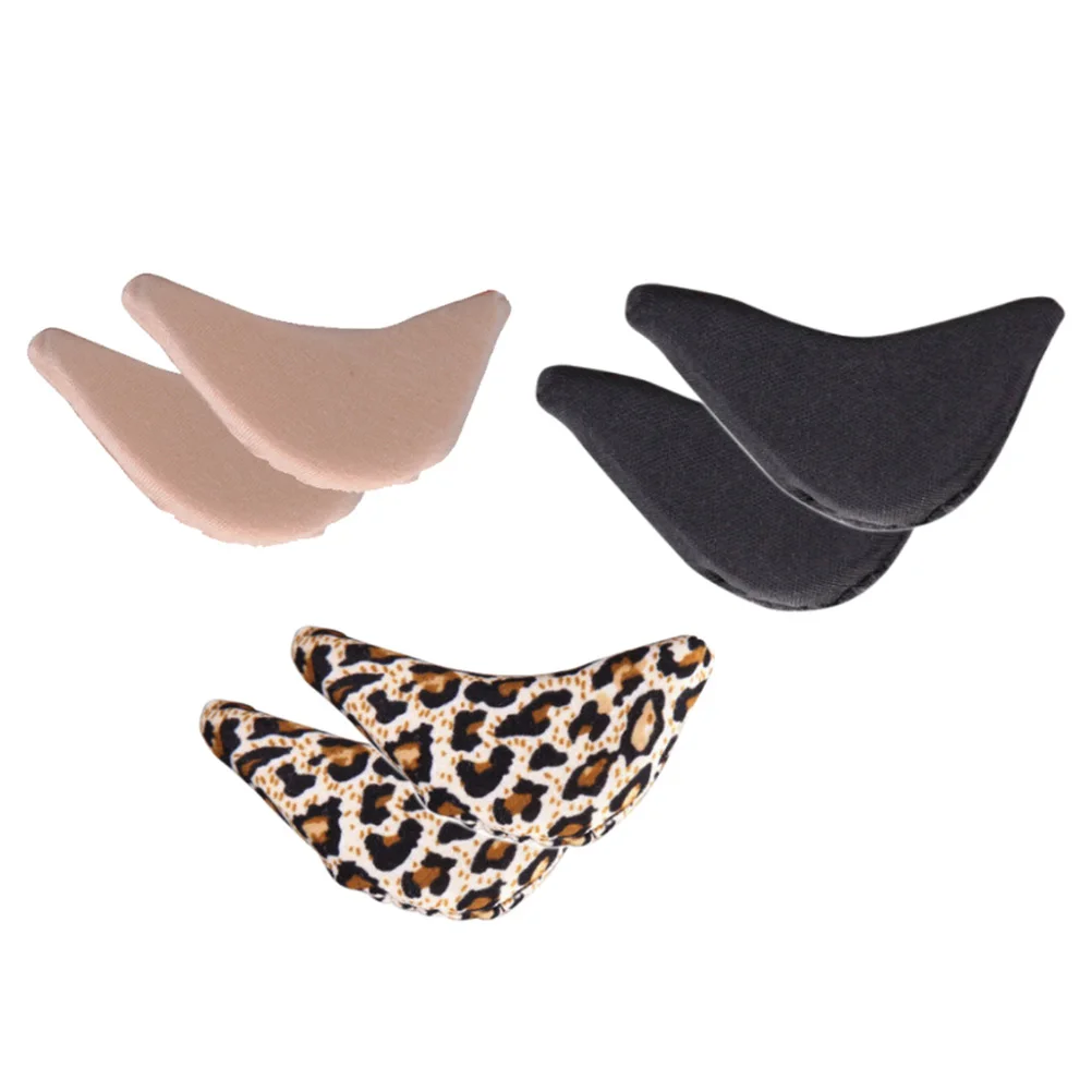 

6 Pairs Toe Plug Sponge Cushion Inserts Round Mat Thicken Insoles Sole Pads Forefoot Pads High Heel Tip Pad Anti Slip Massaging