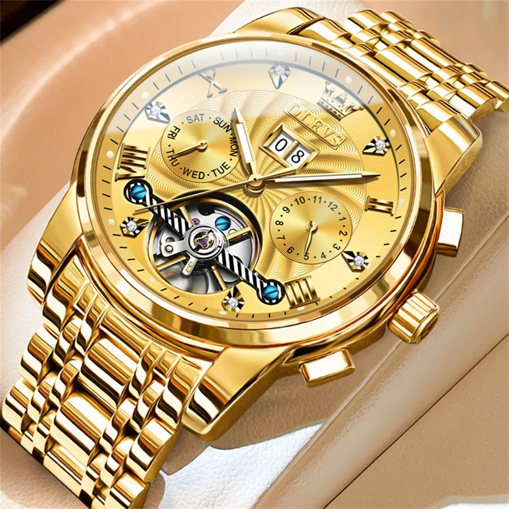 Men's Automatic Mechanical Watch, Waterproof