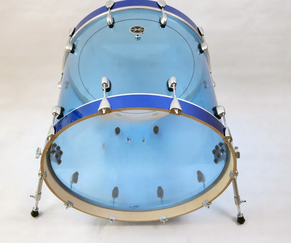 

Hot sales Seamless Blue Acrylic Drum Set