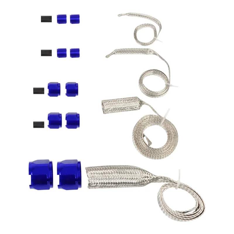 

Car Braid Hose Sleeving Kit Universal Vacuum Fuel Line Radiator Heater Hose Sleeve Replace Parts
