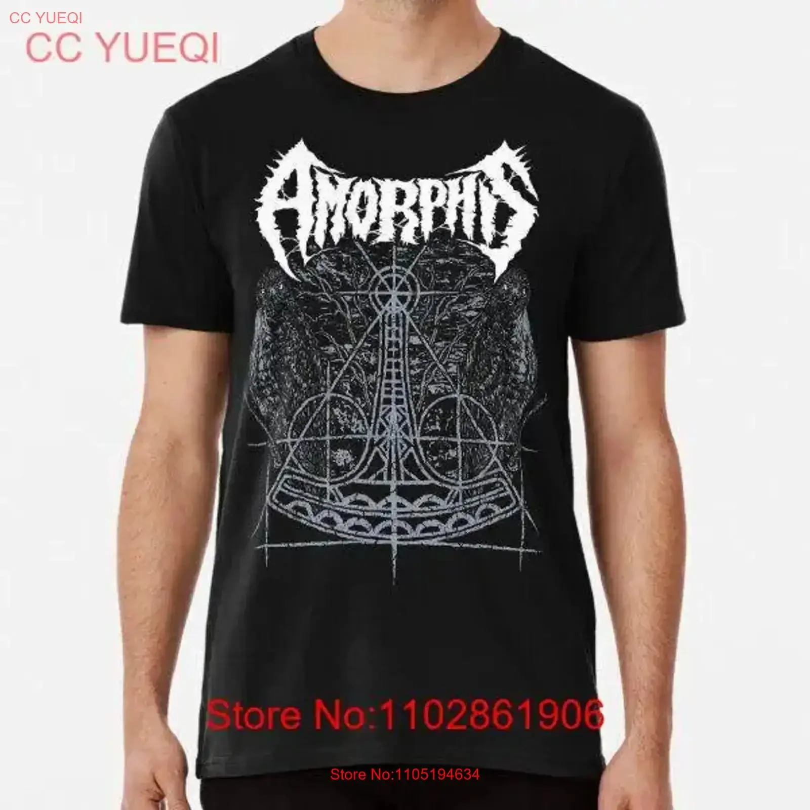 New Design Special Amorphis Made in USA T Shirt Size S 5XL vintage Washed Comfortable Casual Slightly homme graphic fashion