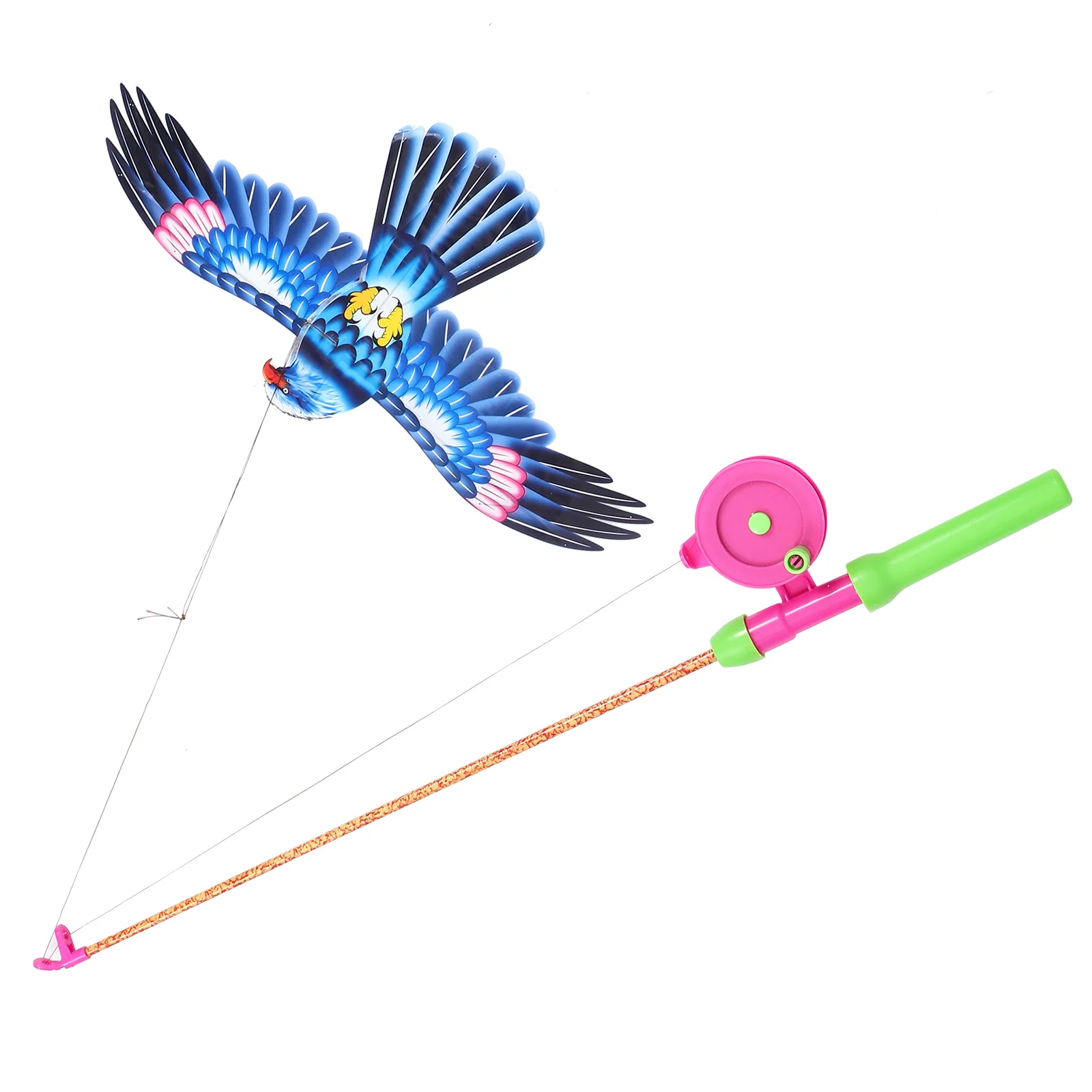 Kite Outdoor Toys Kid Kids Children Three-dimensional with Fishing Pole