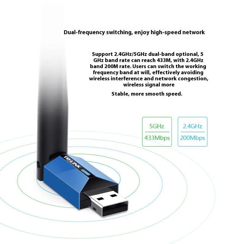 بطاقة الشبكة اللاسلكية TP-LINK AX900 WiFi 6 ثنائية النطاق متوافقة مع Windows 7 (32 بت)/10 (32/64 بت)/11 TL-XDN7000H