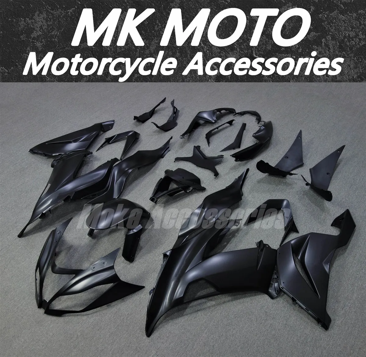 

Fairings Kit Fit For zx-6r 2013 2014 2015 2016 2017 2018 636 Bodywork Set Ninja Matte Black New