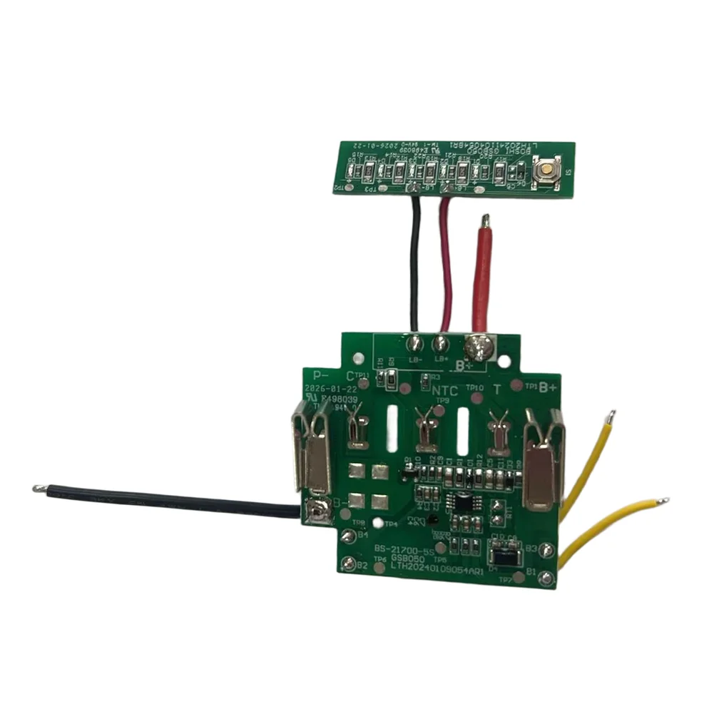 Green Plastic Case 10x21700 PCB Circuit Board Charging Protection For For Bosch BAT618 BAT609 18V Li-ion For Pack Repair
