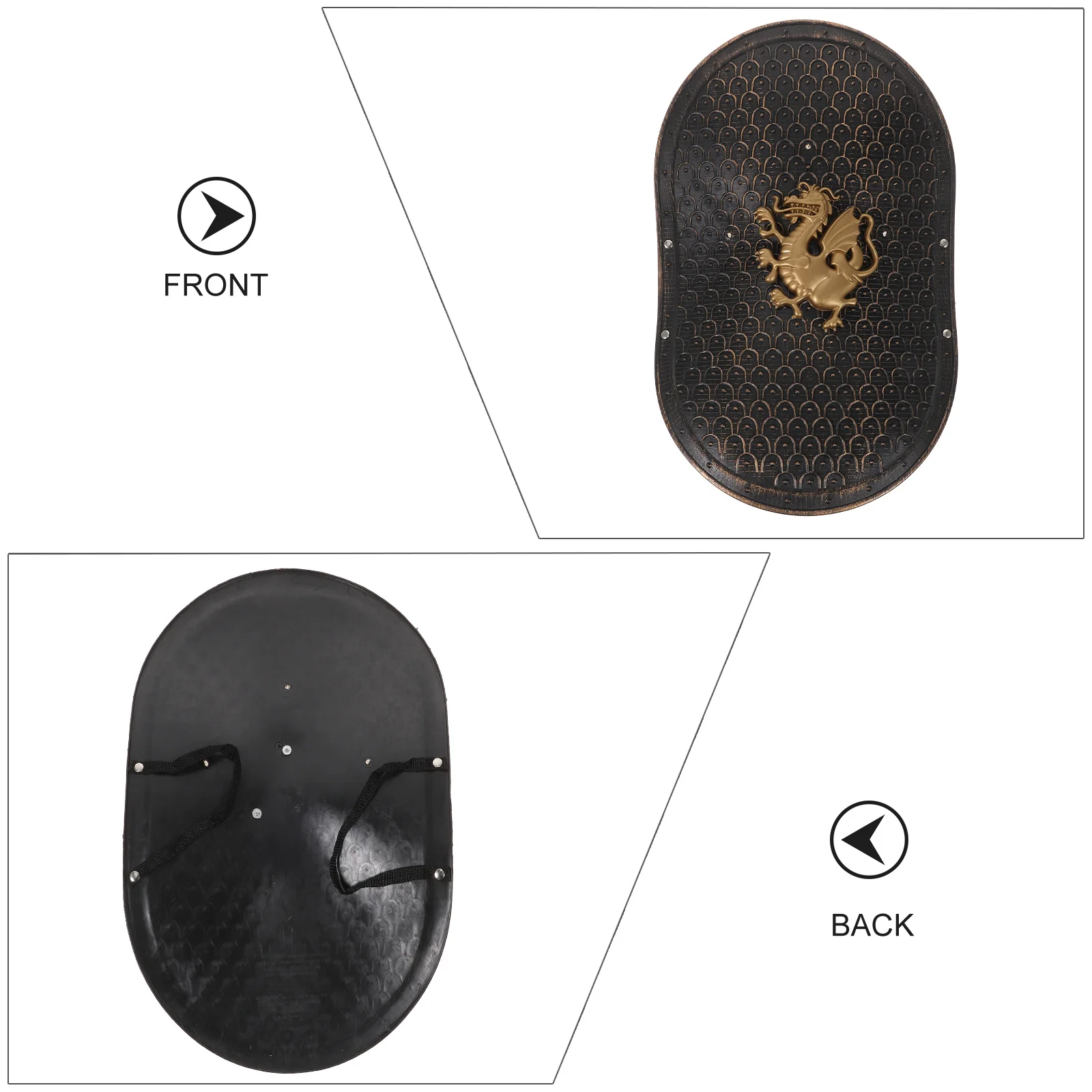 

Kids Cosplay Soldier Armor Set with Realistic Plastic Shield for Birthday Party Event Role Play Game Accessory for Children