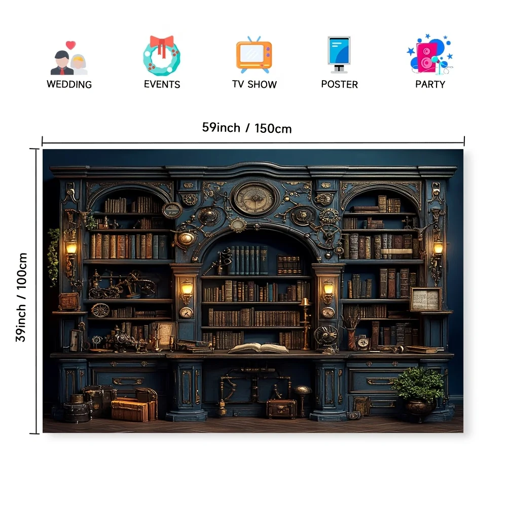 خلفية للحفلات من البوليستر متعدد الوظائف على الطراز القوطي القديم، بدون خلفية لمهرجانات الطاقة للمنازل والجدران والساحات #4