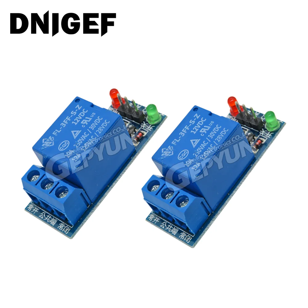 1pcs 12V low level trigger 1 way Relay module Optocoupler Relay module with for arduino