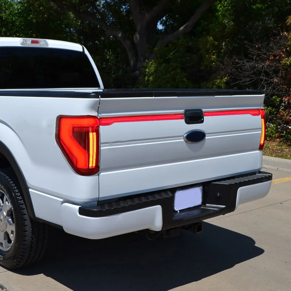 

Для Ford Raptor F150 2008-2014 авто задние фонари в сборе, обновление автомобиля, светодиодный запуск, инструменты для анимации, аксессуары для задних фонарей