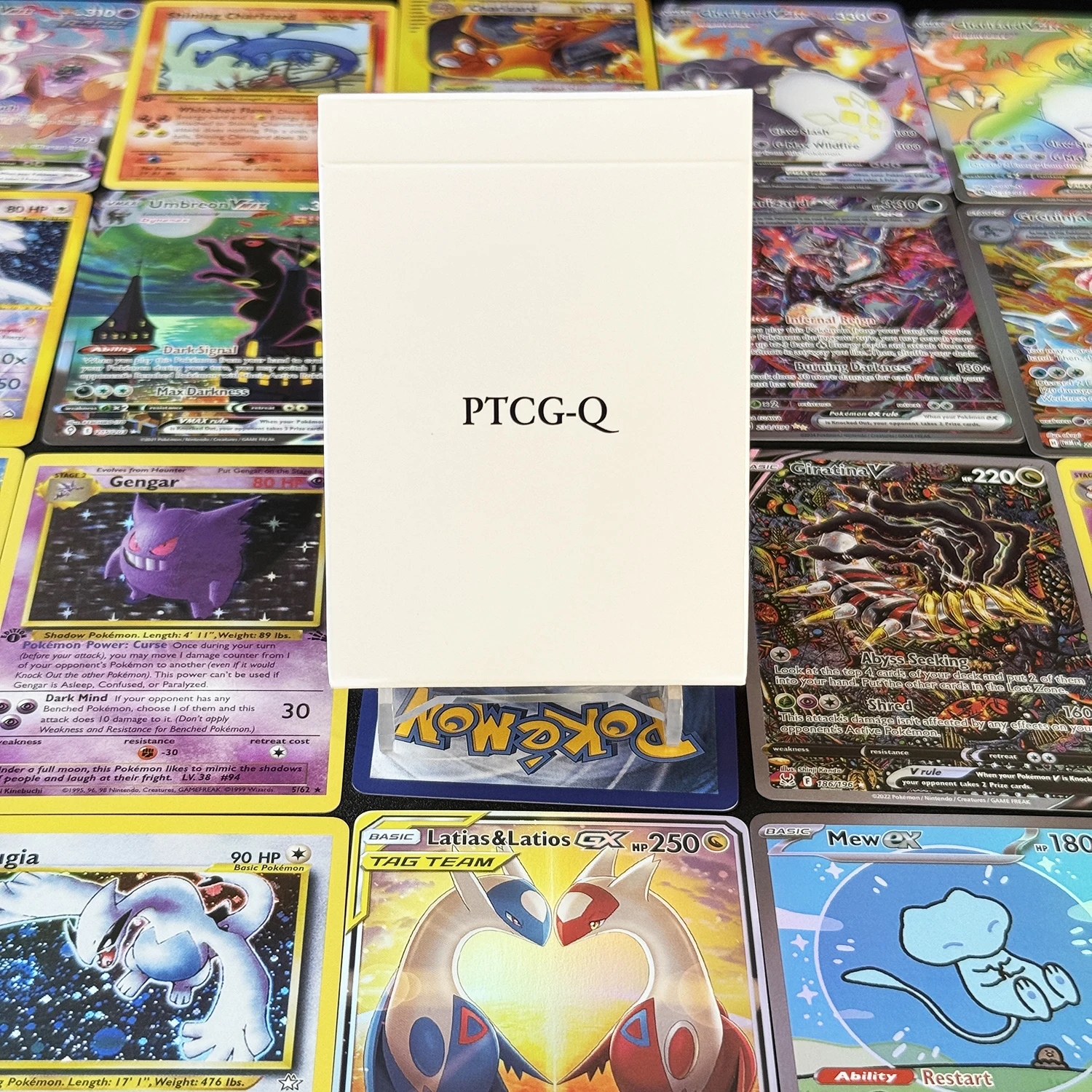 

Whole Set PTCG Q (55Cards) Blastoise/Charizard/Dragonite/Gengar/Lugia/Mew/Pikachu/Shining Charizard PTCG Proxy Board Game Cards