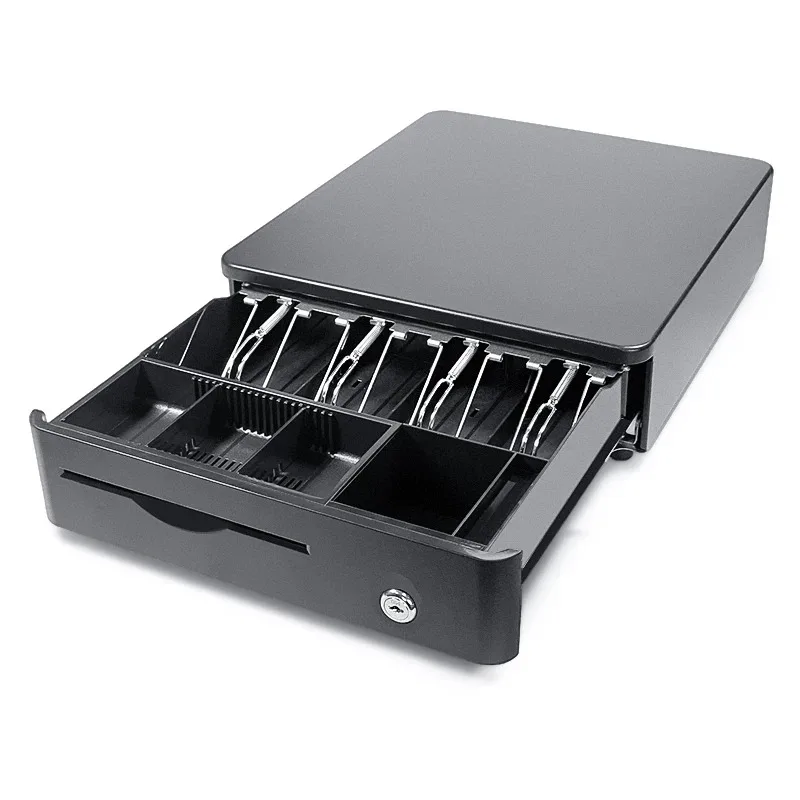 335mm Small Cash Drawer Register White or Black for POS Model 335B