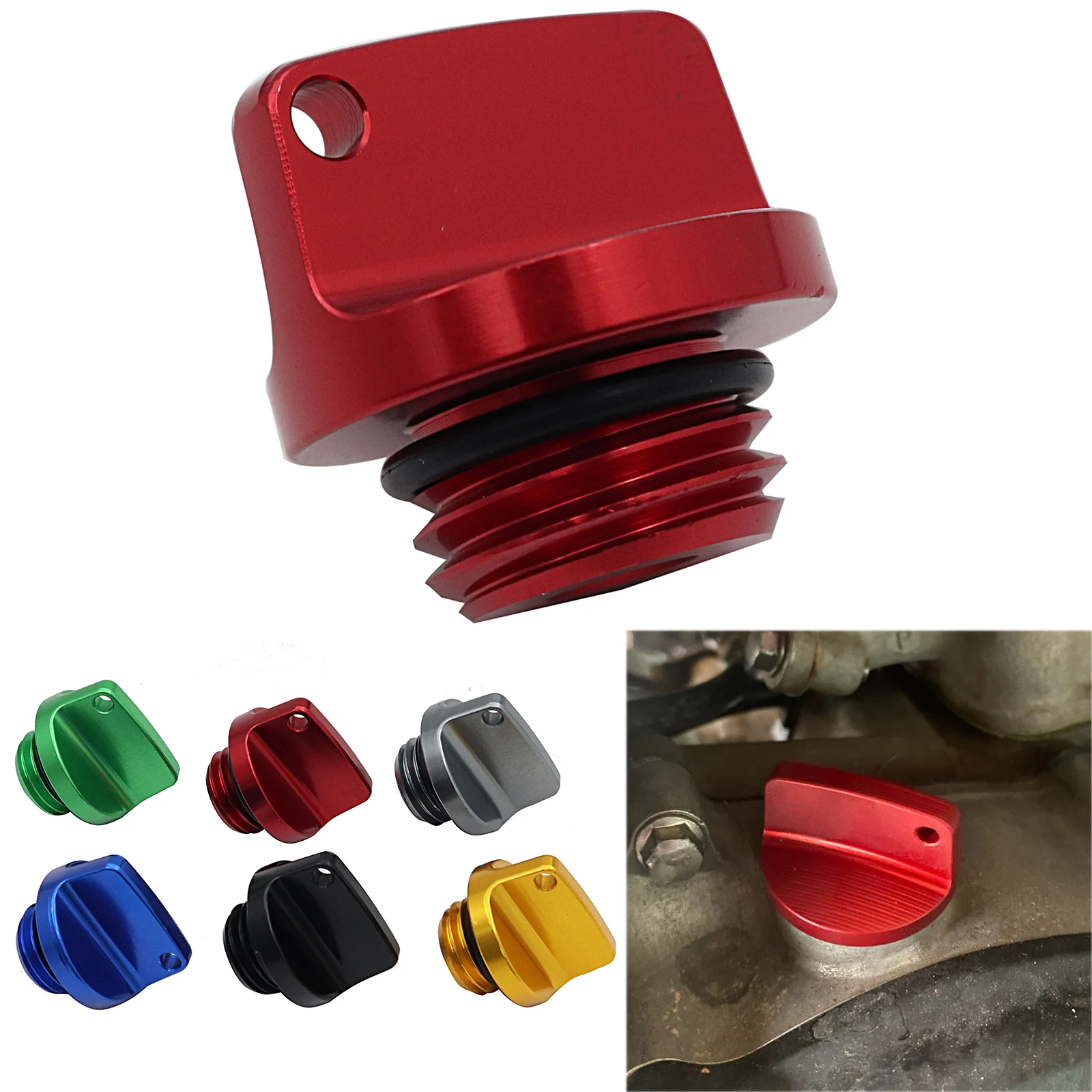 M20*2.5 Oil Filler Cap Plug For Honda CBR 250RR 600RR 1000RR CR125R CRF 150R 250R 450R For Yamaha Suzuki For Kawasaki Ducati