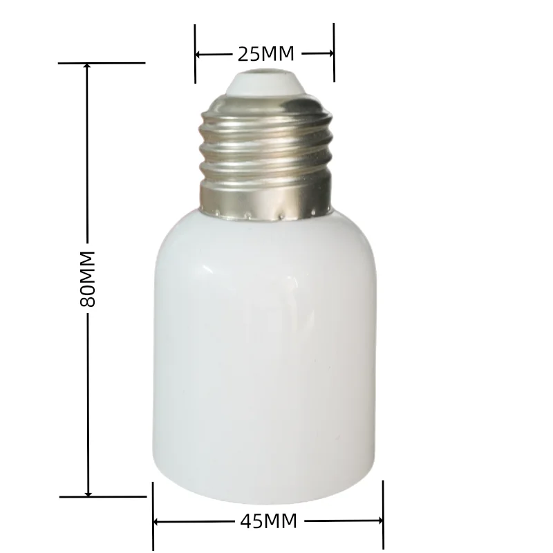 Convertisseur de support de lampe, adaptateur de prise de lumière, haute puissance, tranquillement, changement de base de lampe LED transistors,