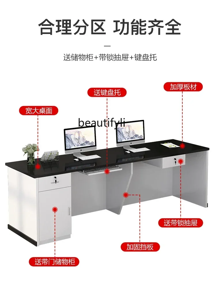 

Asmt14 New Arrivals Cashier Simple Modern Company Front Desk Beauty Shop Clothing Store Small Counter Paint Bar S 14