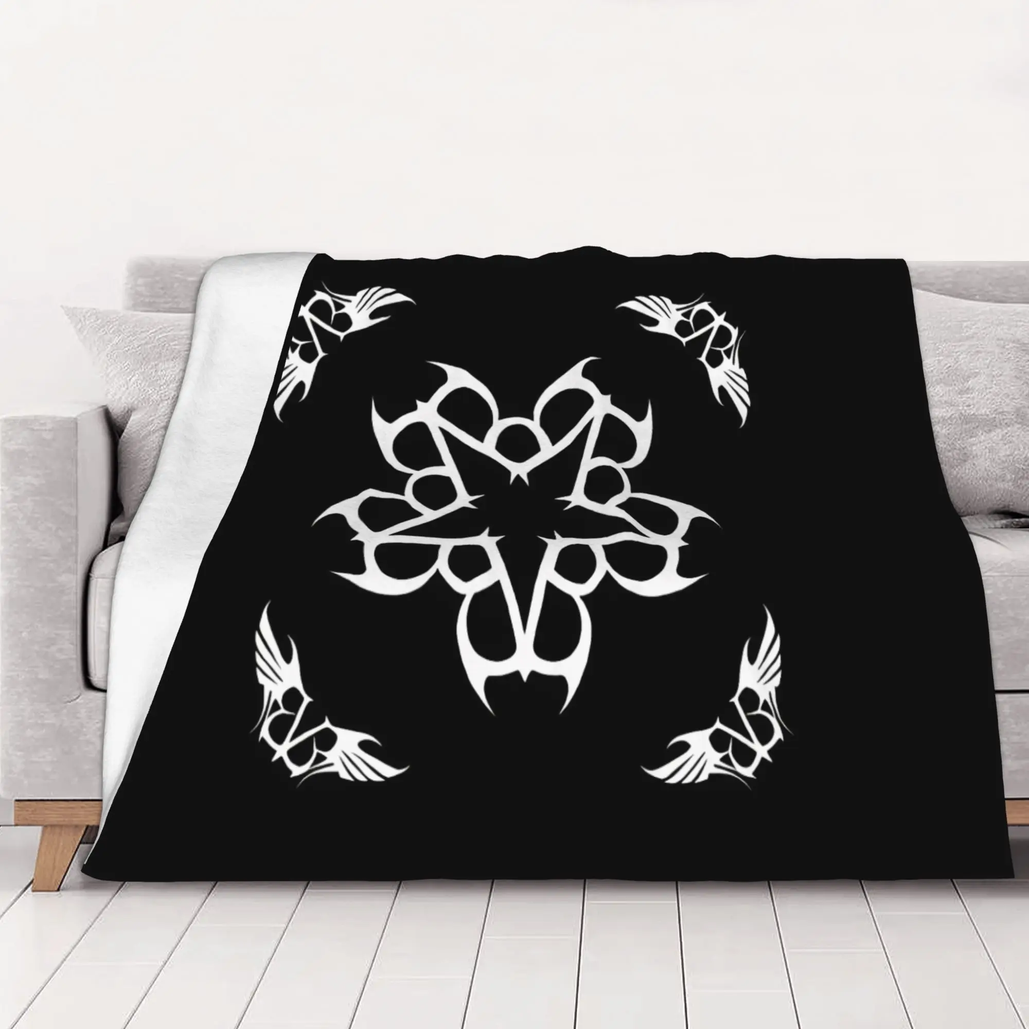 1PC home Cute Room Decor Classic Blanket Throw Blanket B-Black veil brides Novelty Warm Blanket All Season