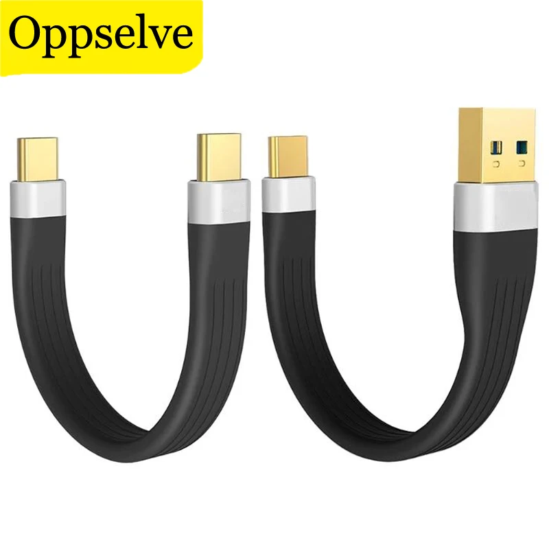 Short USB C Cable, USB 3.0 Male to USB-C Male Fast Charging 3.1 Gen 2 USB C to USB C Cable 4K Video for MacBook Huawei iPad Pro