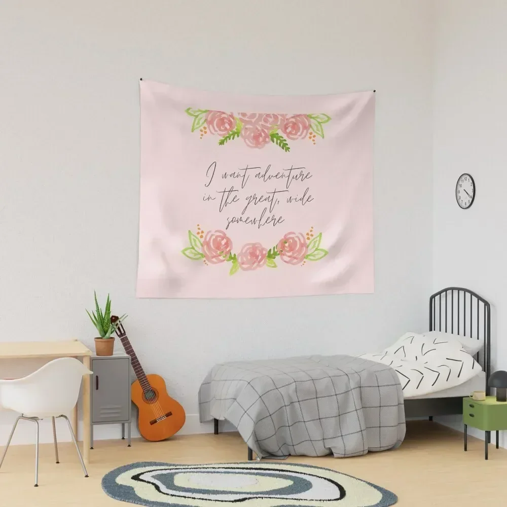 

I Want Adventure Tapestry Cute Decor Room Decor For Girls Aesthetic Home Decor Tapestry