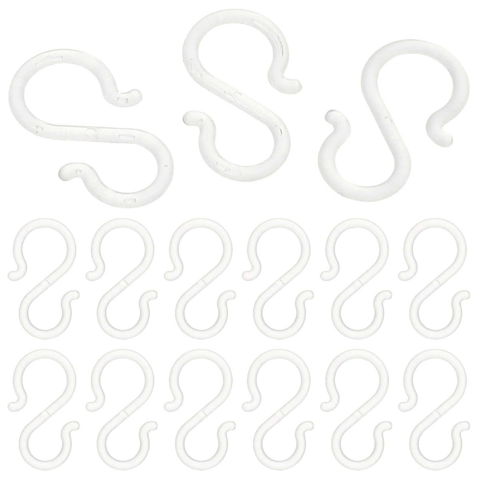 

20pcs Car Hooks Plastic S Hooks for Bags Seat Organizer Purse Handbag Coffee Mug Hanging Accessories Supermarket Shelves Prices