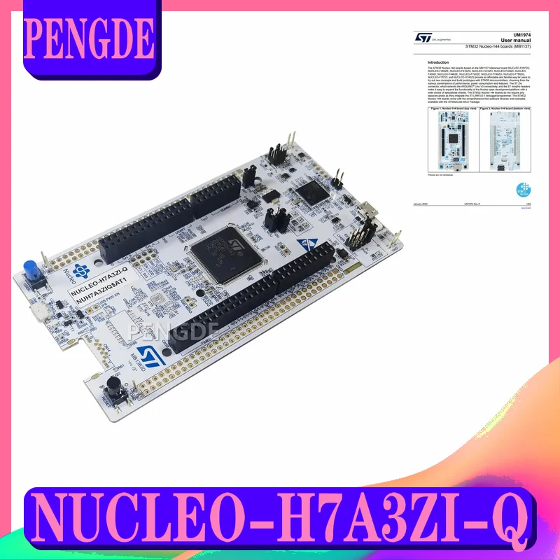 NUCLEO-H7A3ZI-Q Nucleo-144 development board with STM32H7A3ZIT6 MCU SMPS supports Arduino ST Zio and morpho connectivity