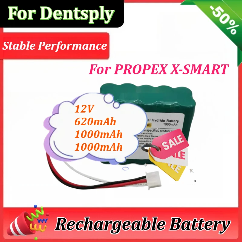 

New 12V 620mAh /1000mAh for Dentsply PROPEX X-SMART Root Canal Instrument Motor Battery Medical Equipment and Instruments