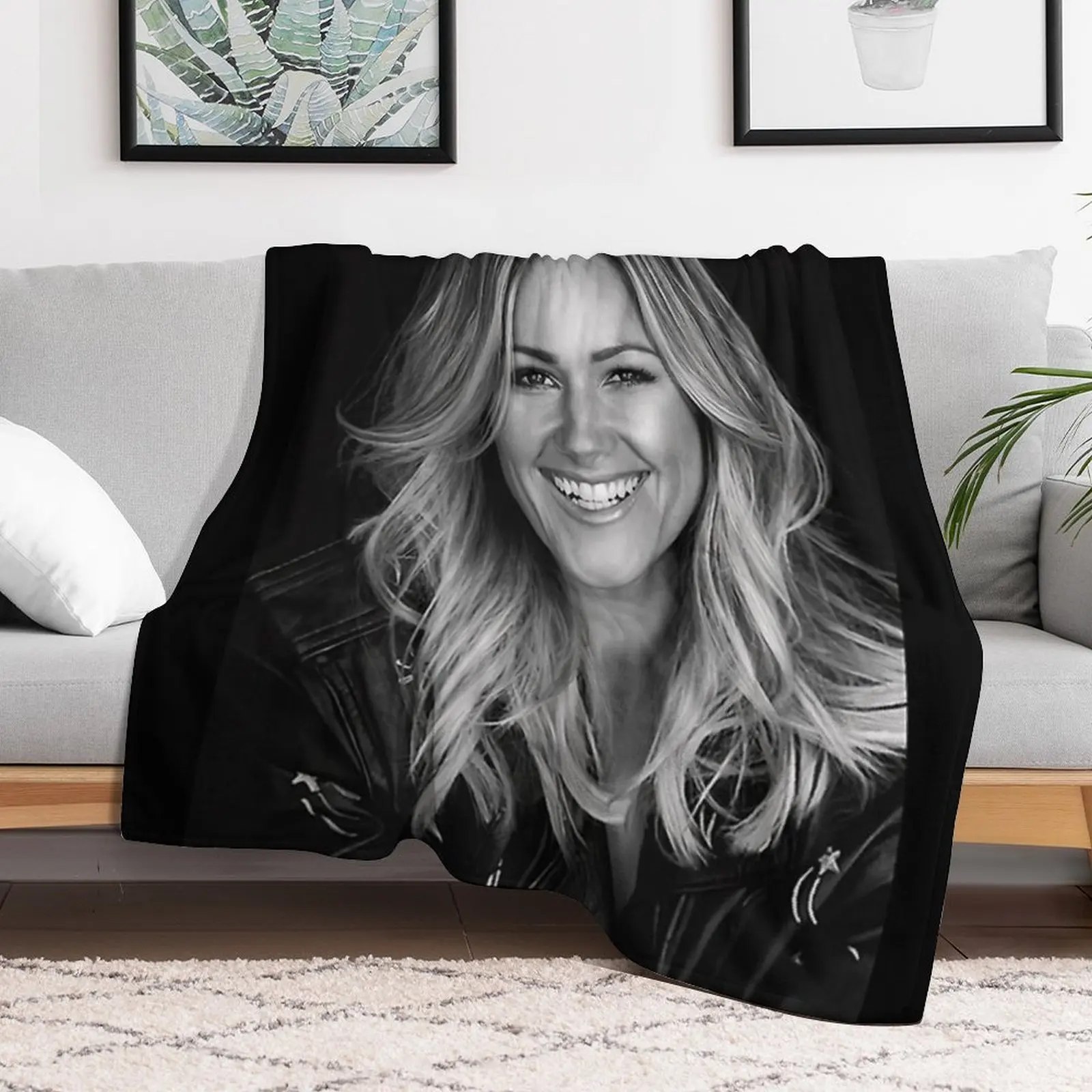 Helene fischer Throw Blanket valentine gift ideas Personalized Gift Blankets