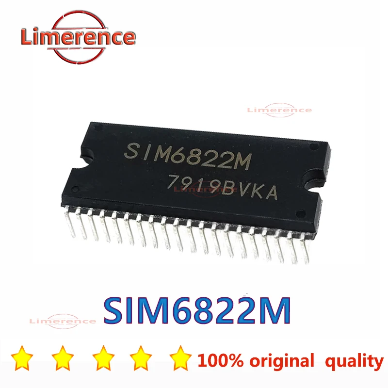 SIM6822M Original Sanken Straight Plug DIP-40 400V 5A high voltage 3-phase motor driver brand new DIP40