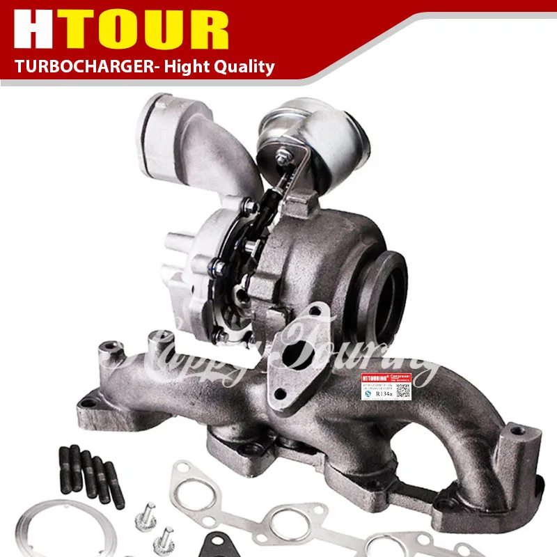 turbo for Seat Leon 136BHP 100 KW 2.0TDI BKD/AVZ engine manifold gasket For Skoda Octavia 136BHP 1Z5 Estate 04-10 turbocharger