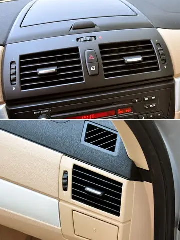 전면 A/C 에어컨 통풍구 야외 개인 자동차 부품 콘센트 탭 클립 수리 키트 장식, BMW X3 E83 03-10