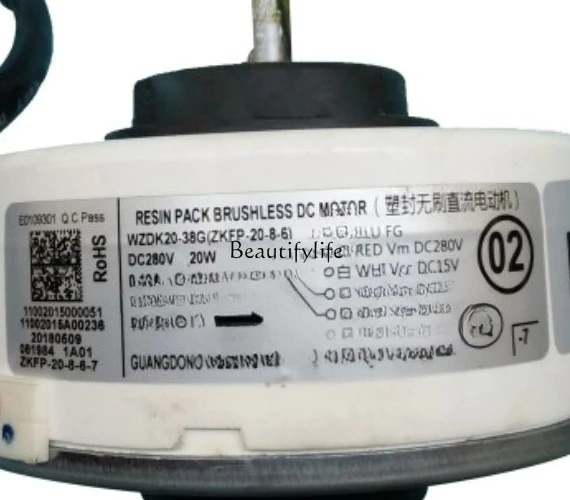 Nuovo condizionatore d'aria a frequenza variabile DC310V Motore DC WZDK20-38G-1 (ZKFP-20-8-6)