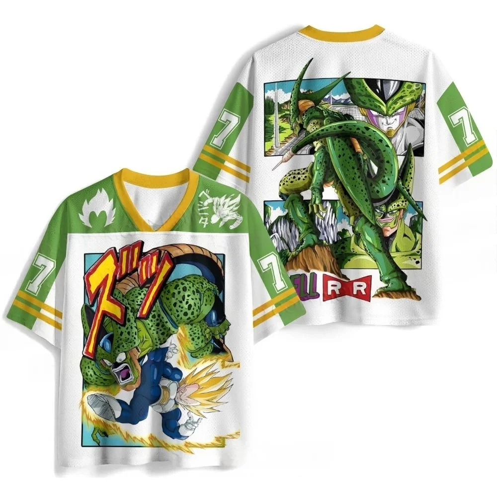 3D Printed Jersey Style T-Shirt and Breathable Top for Children and Adult Saru Character Battle Scenes