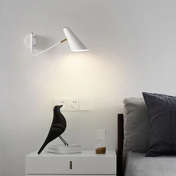 Led Interior Wall Light Nordic Bedroom Bedside Lamp Luxury Living Room TV Background Wall Modern Home Decoration Wall Lightings