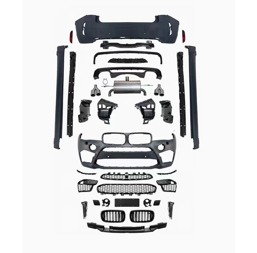 

XDS Full Bodykit For X6 F16 To X6M Style Bodykit For Classic Auto Parts Front Bumper Rear Bumper Side Skirt