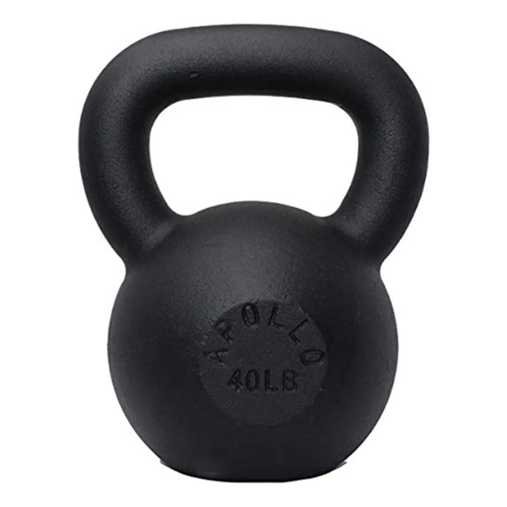 

40LBS Solid Cast Iron Kettlebells Ideal for Strength Training, Building Muscles