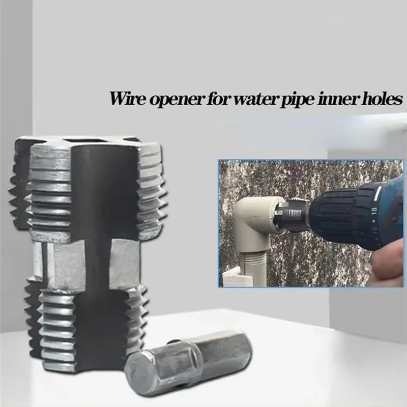 

B50C 4/6 Points+6 Cents /1 Inch PPR Water Pipe Internal Thread Opener Tapered Pipe Thread Tap Water Pipe Thread Opener Tools