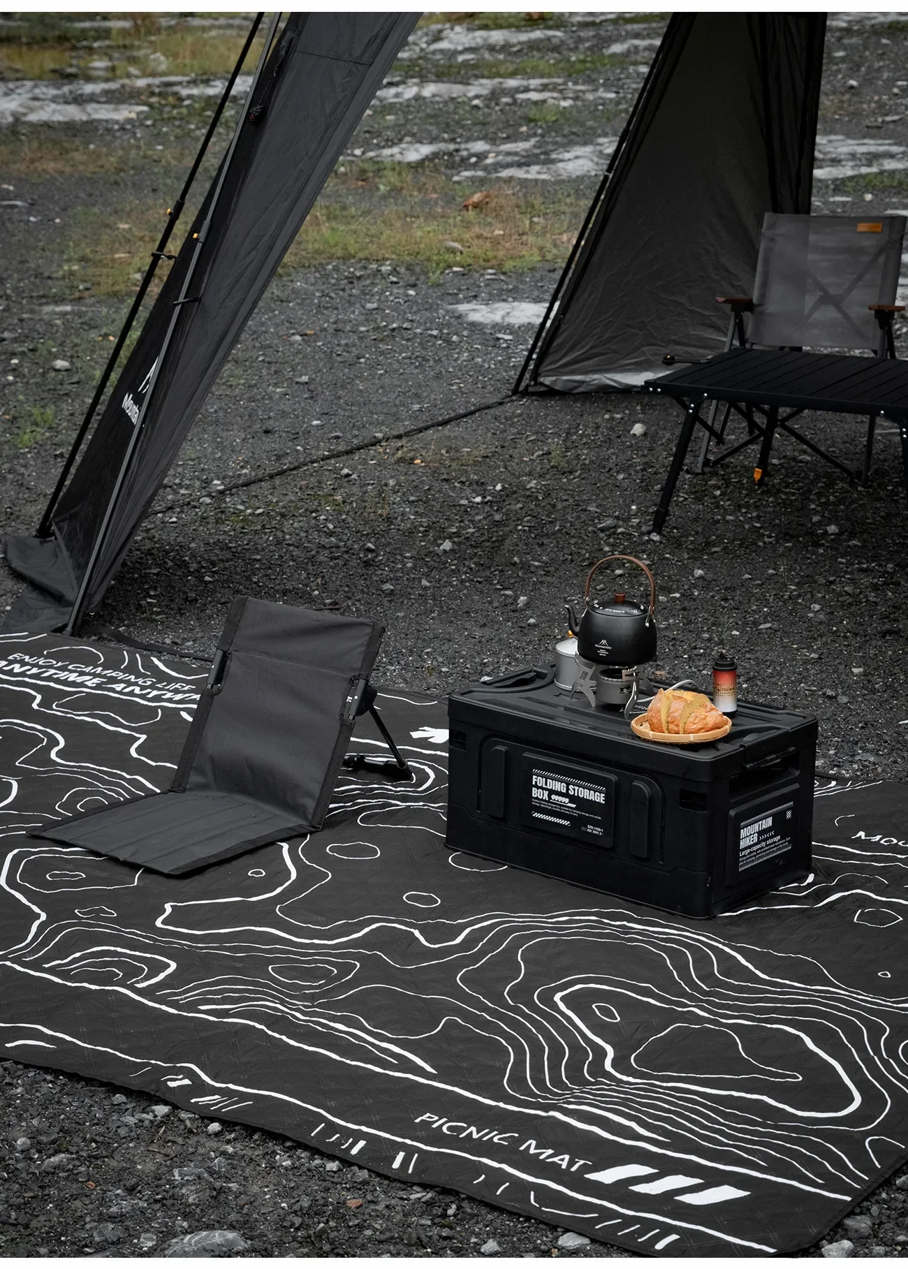 Wasserdichte Faltbare Picknickdecke für Vier Jahreszeiten Ausflüge Picknicks Strand Camping - Feuchtigkeitsbeständige Bodenmatte Picknicktuch – Detail 12