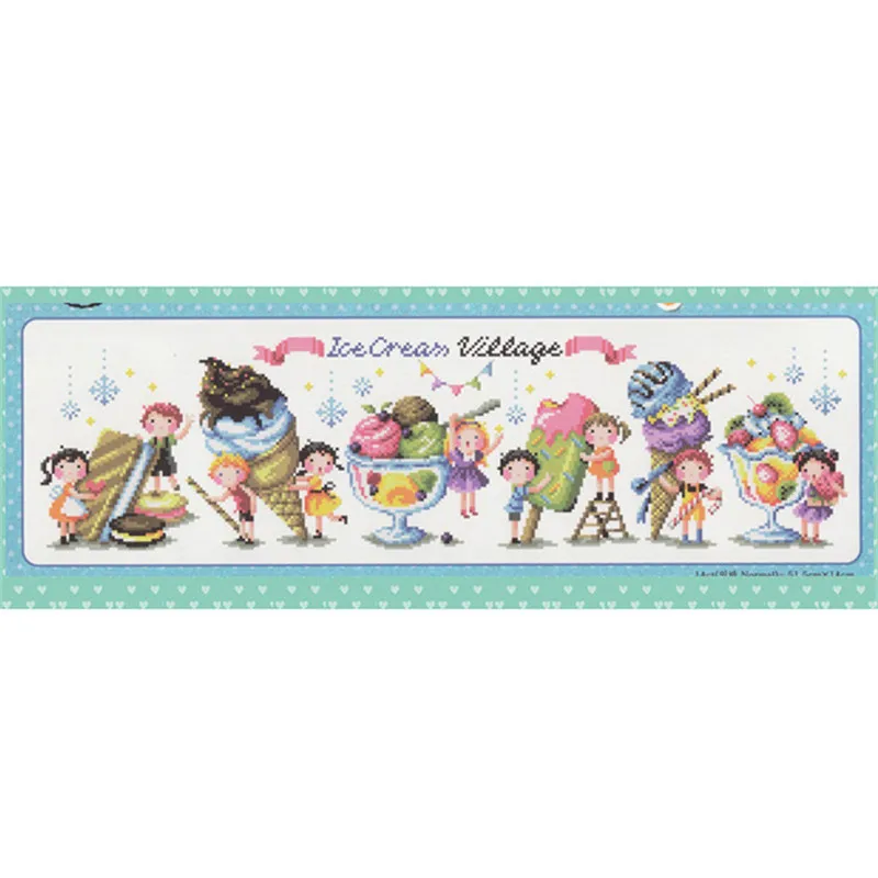

G66 Stich Cross Stitch Kits Craft Packages Cotton Fabric Floss Counted New Designs Needlework Embroidery Cross-Stitching