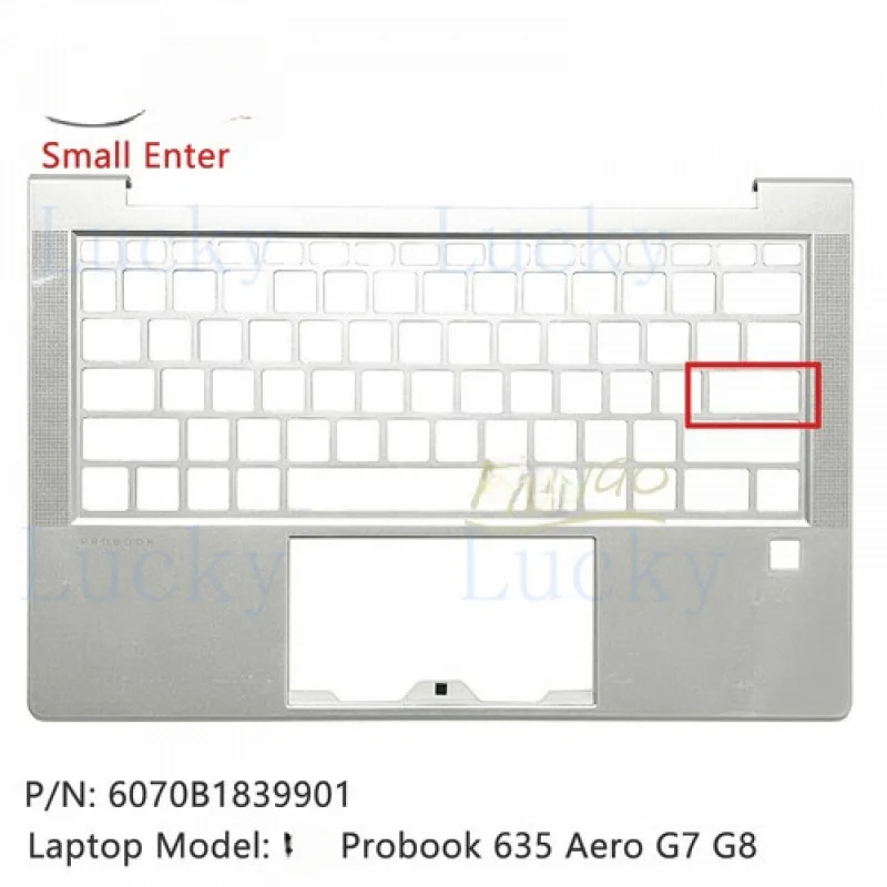 

f New for HP Probook 635 Aero G7 G8 Palmrest Upper Case KB Bezel 6070B1839901