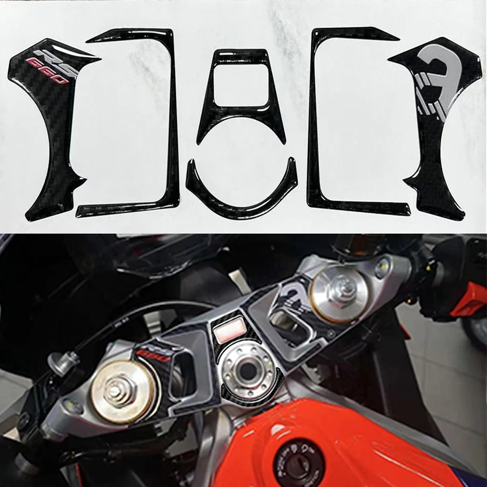 

RS660 Motorcycle Carbon Meter Appearance Pad Decoration Stickers Emblem Decal For APRILIA RS 660 RS660 2020-2023 accessories