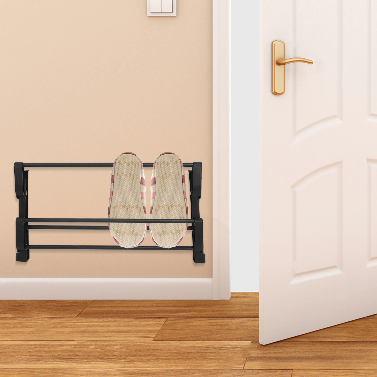 

Foldable Mount Space Saving Mounted Storage For Entryway Door Closet Rv No Drill Self Adhesive Foldable Shoe Shelf Wall Slipper