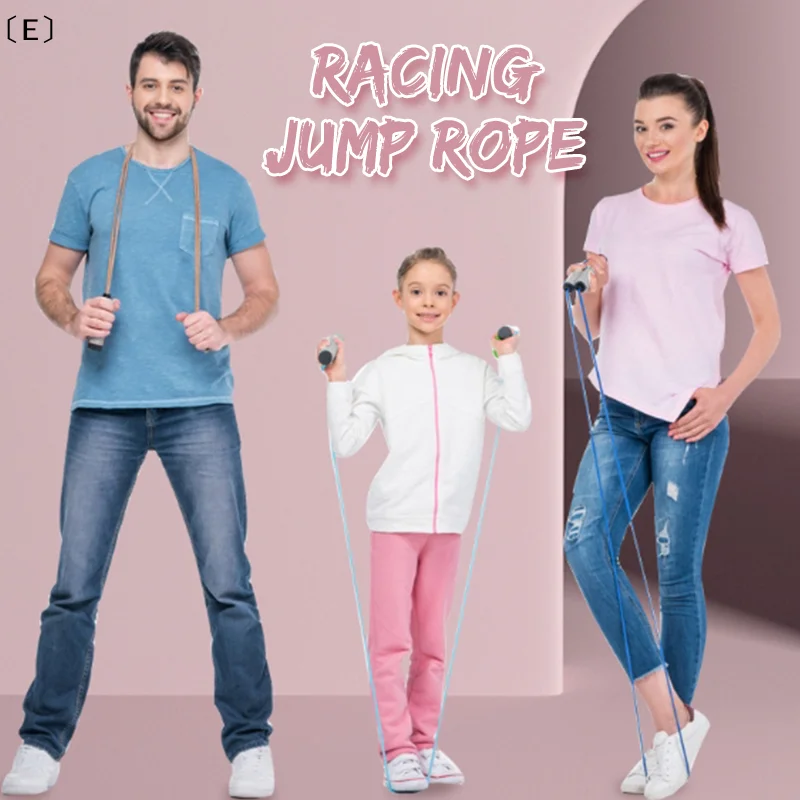 Bild 6: 〔E〕2,8 m langes Springseil für Kinder, Sport-Springseil, transparenter Griff, Renn-Springseil, Sportausrüstung〔Winter5〕