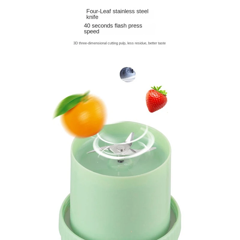 

Portable Juicer Blender Juicer Blender 1000Ml USB Charging Lemon Orange Fruit Juicing Cup Smoothie