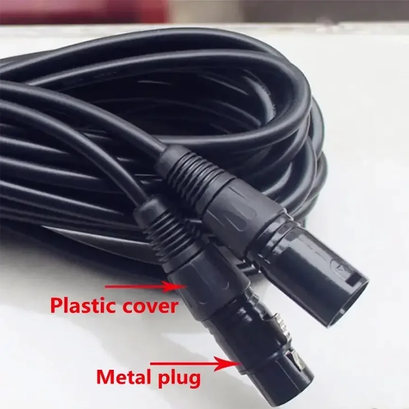 Signal Cable Accessories 5m DMX Cable 3-Pin Signal Connection For LED Par Beam Moving Head Stage Lighting Replace Accessories