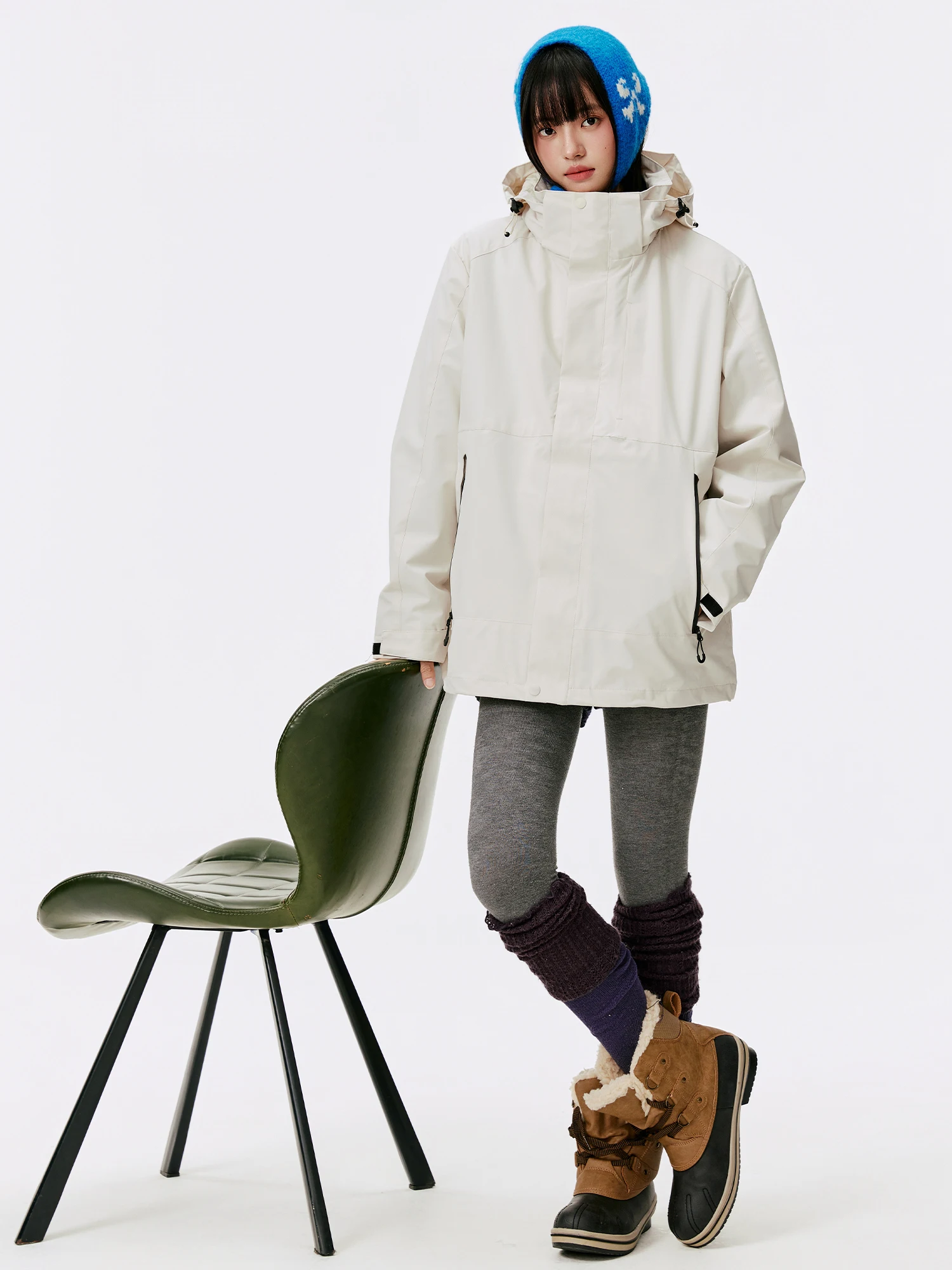 

Women's Outdoor Outdoor Jaet BURGENLAND Casual Loose Fit Windproof Waterproof Tee-Proof Sports Versatile Mountain Clothes...