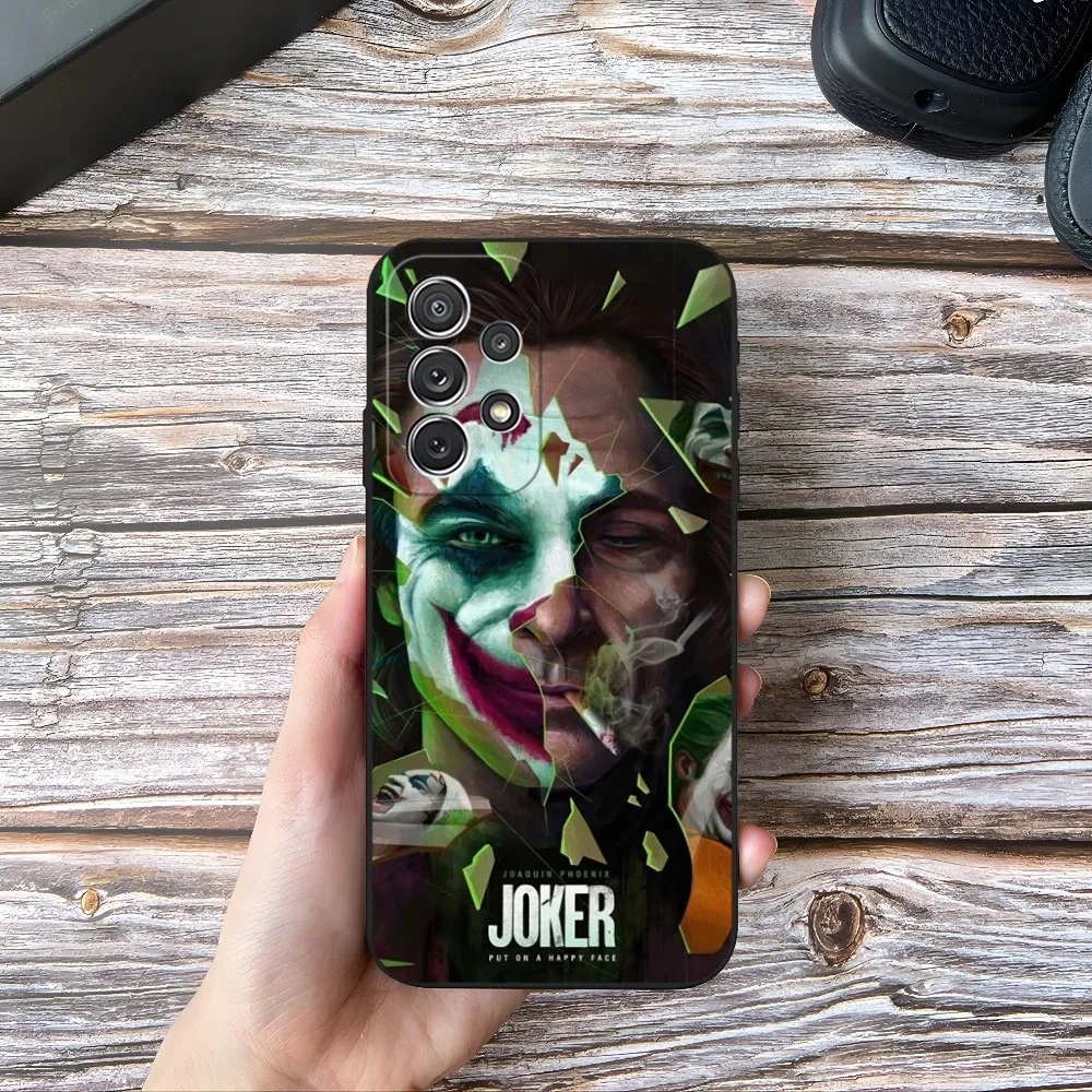 Clown Joker Phone Case for Samsung Galaxy S23 Ultra S24 S22 S20 Fe S21 Plus A54 A34 A24 A53 M54 Note 20 Cover