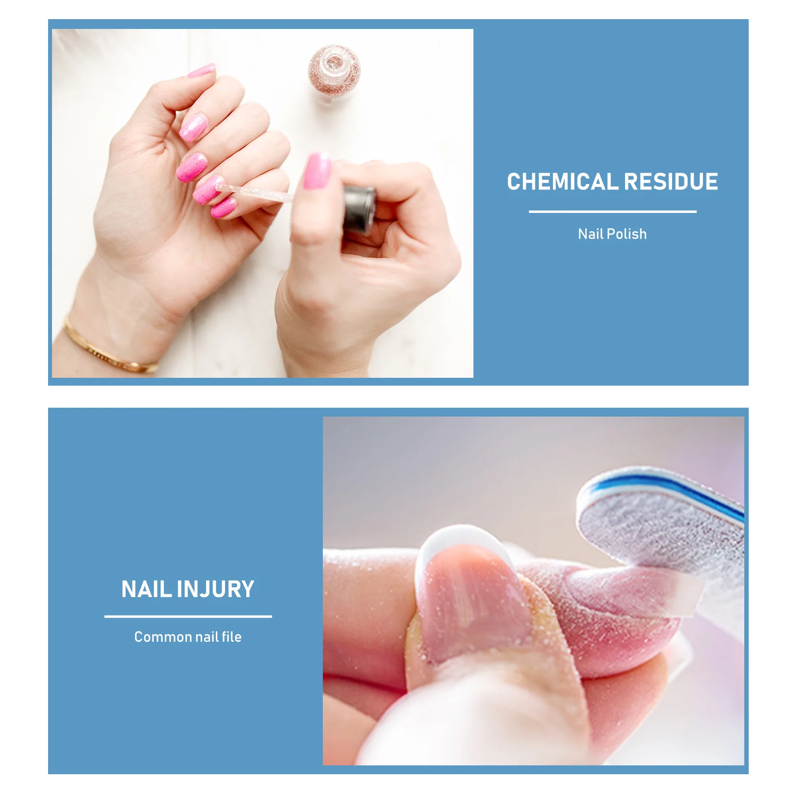 

50Pcs Sponge Nail File Blocks Fine Grit 4-Side Buffer for Shaping and Polishing Natural Acrylic Fake Nails Manicure Pedicure